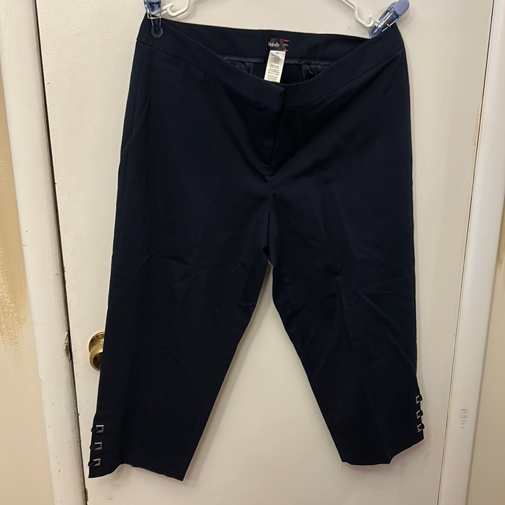 Rafaella Women’s Crop Pants Navy Size 14